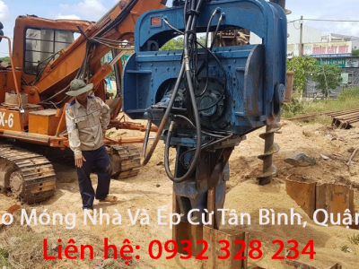 Đào Móng Nhà Và Ép Cừ Tân Bình, Quận 7