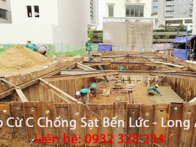 Ép Cừ C Chống Sạt Bến Lức - Long An