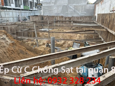 Ép Cừ Chống Sạt  tại Quận 8