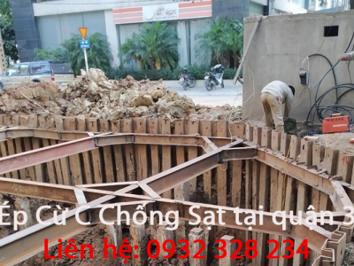 Ép Cừ C Chống Sạt Tại Quận 3