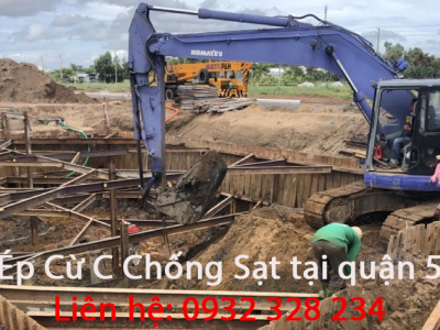 Dịch Vụ Ép Cừ C Quận 5 - Tấn Hùng Phát