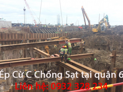 Ép Cừ C Chống Sạt Tại Quận 6