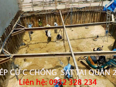 Ép Cừ C Chống Sạt Tại Quận 2