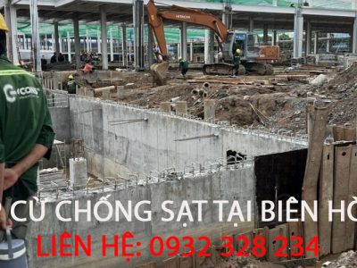 ÉP CỪ CHỐNG SẠT LỞ TẠI BIÊN HÒA
