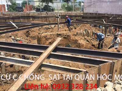 Ép Cừ Chống Sạt Tại Quận Hóc Môn