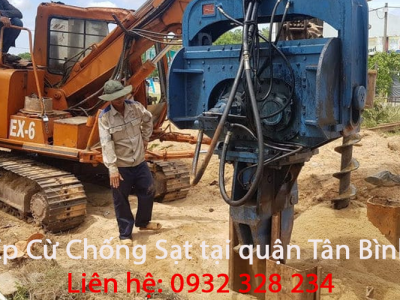 Ép Cừ Chống Sạt Tại Quận Tân Bình