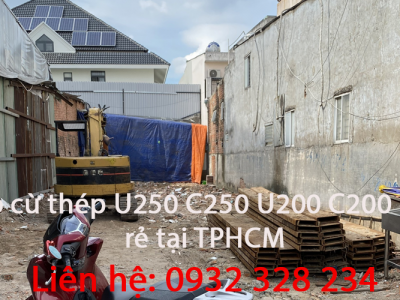 Ép cừ thép U250 C250 U200 C200 giá rẻ tại TPHCM