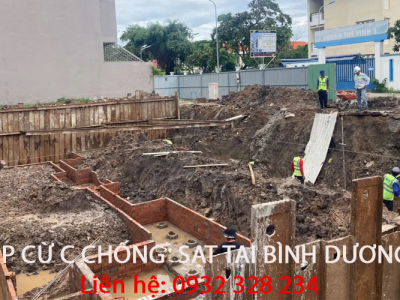 ÉP CỪ C CHỐNG SẠT TẠI BÌNH DƯƠNG