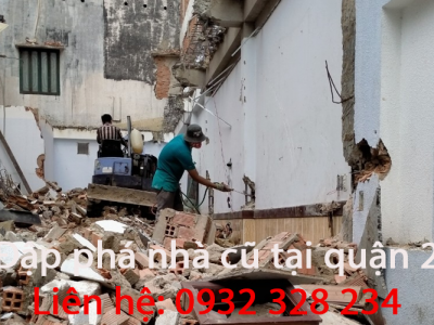 Đập Phá Nhà Cũ Tại Quận 2