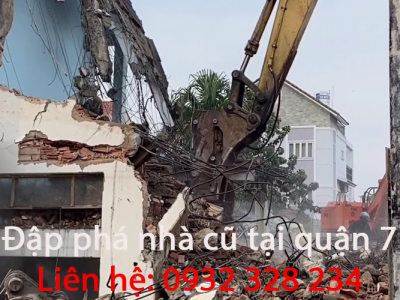 Đập Phá Nhà Cũ Tại Quận 7